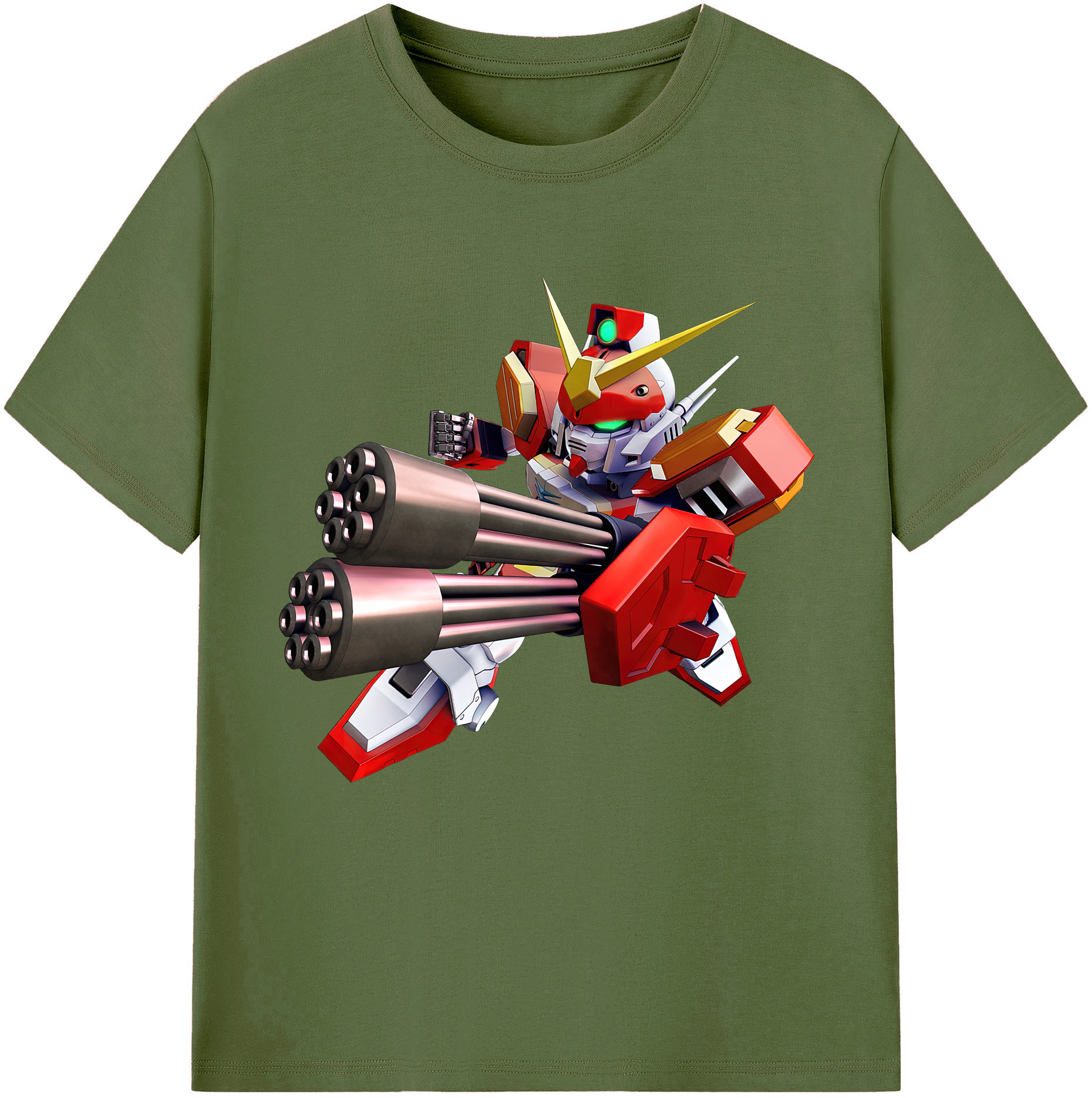 （画像用） 機動戦士ガンダム Mobile Suit Gundam 綿100％半袖Tシャツ（フロントプリント）